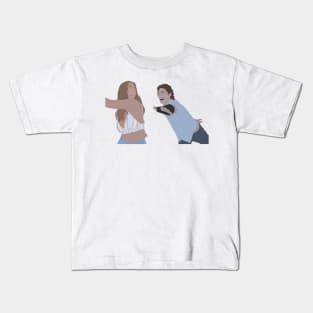 Madelyn Cline & Chase Stokes as Sarah Cameron & John B! Sticker Kids T-Shirt